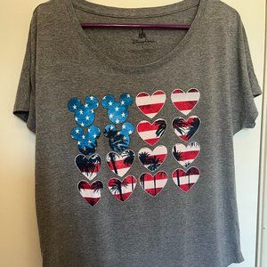 Disney American Flag design tee